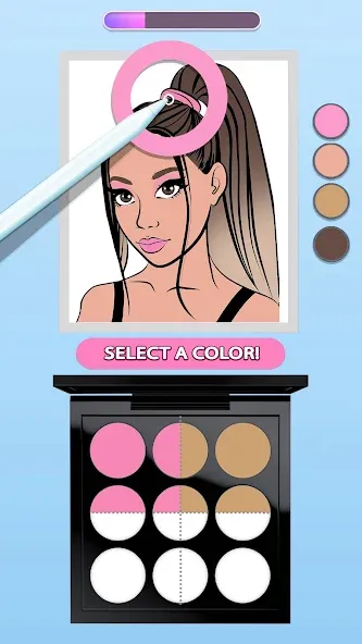 Скачать взломанную Makeup Kit — Color Mixing  [МОД Много денег] — стабильная версия apk на Андроид screen 2