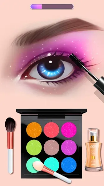 Скачать взломанную Makeup Kit — Color Mixing  [МОД Много денег] — стабильная версия apk на Андроид screen 3