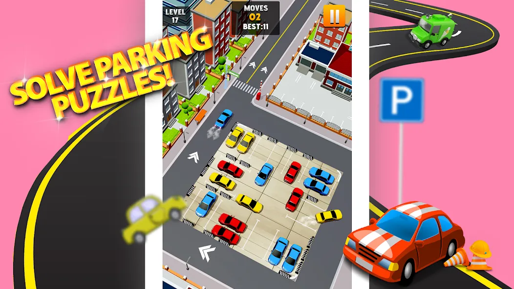 Взломанная Park Master: Car Parking Jam (Парк Мастер)  [МОД Mega Pack] — последняя версия apk на Андроид screen 5