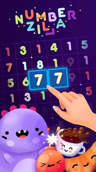 Скачать взлом Numberzilla: Number Match Game (Намберзилла)  [МОД Menu] — стабильная версия apk на Андроид screen 1