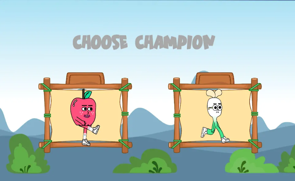 Скачать взломанную apple and onion running game (эппл энд онион раннинг гейм)  [МОД Unlimited Money] — стабильная версия apk на Андроид screen 1