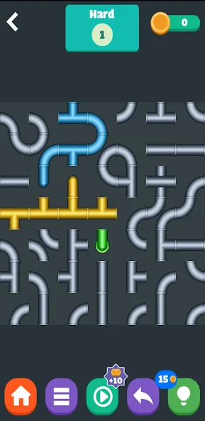 Скачать взломанную Color Plumber (Цолор Пламбер)  [МОД Все открыто] — полная версия apk на Андроид screen 4