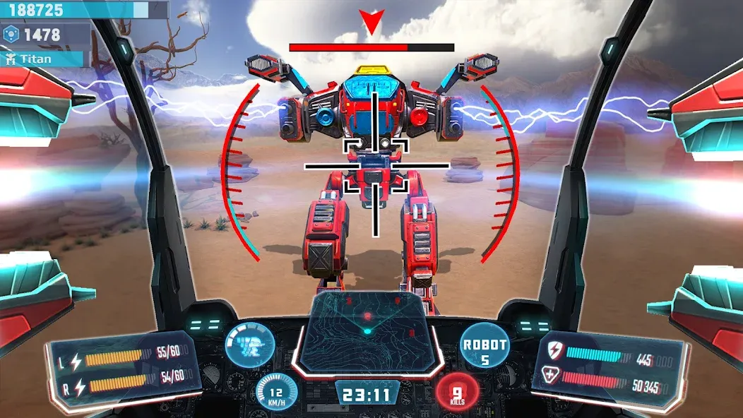 Скачать взломанную Mech Robot Wars — Multi Robot  [МОД Меню] — стабильная версия apk на Андроид screen 4