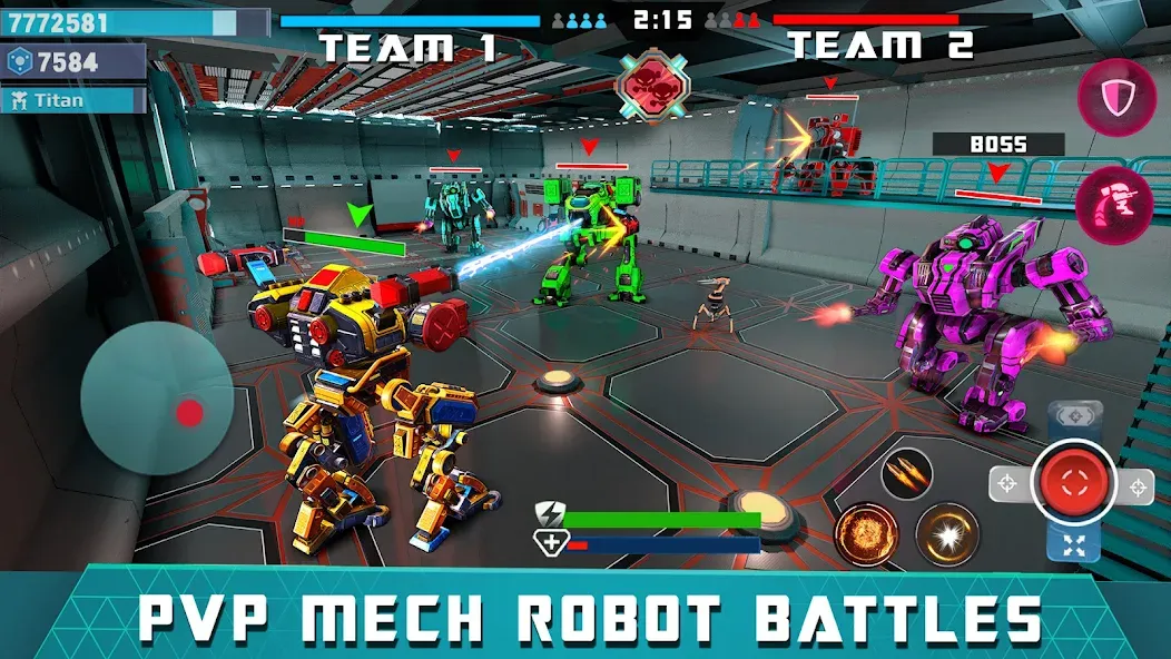 Скачать взломанную Mech Robot Wars — Multi Robot  [МОД Меню] — стабильная версия apk на Андроид screen 5