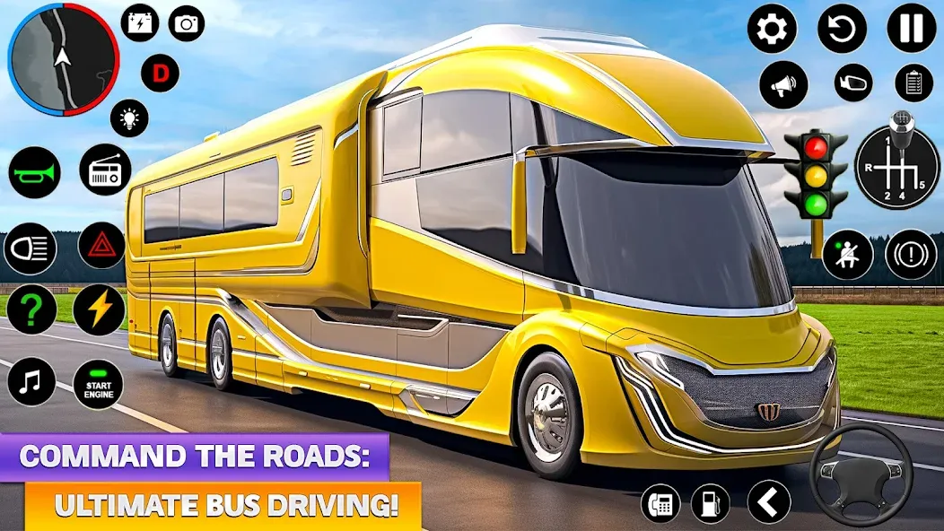 Скачать взлом Ultimate Bus Driving Simulator (Ультимативный симулятор вождения автобуса)  [МОД Много денег] — стабильная версия apk на Андроид screen 3