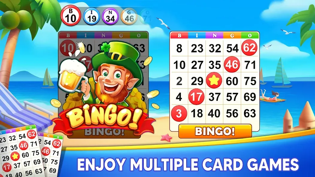 Взломанная Bingo Holiday: Live Bingo Game  [МОД Меню] — стабильная версия apk на Андроид screen 2