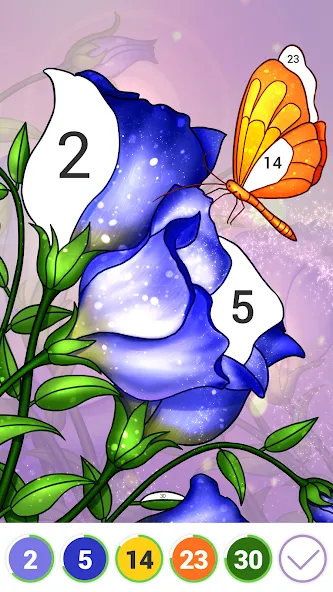 Скачать взломанную Hola Color—Coloring by Number (ола калор)  [МОД Все открыто] — последняя версия apk на Андроид screen 2