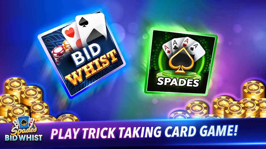 Взлом Spades: Bid Whist Classic Game (Бид Вист Классик)  [МОД Unlimited Money] — последняя версия apk на Андроид screen 1