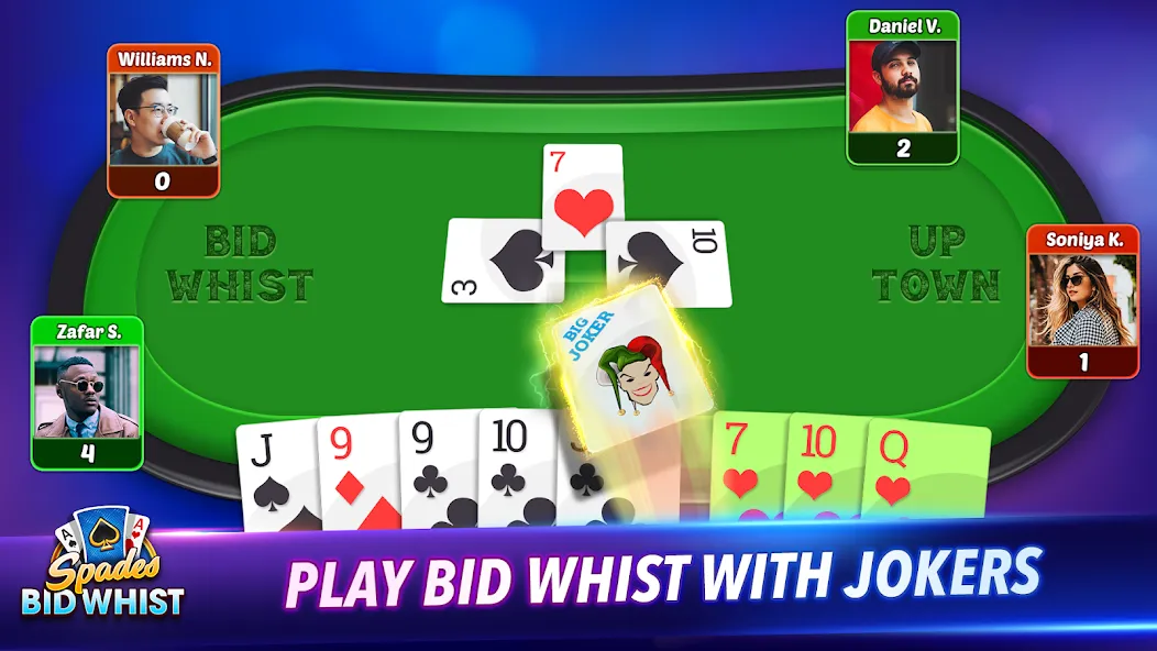 Взлом Spades: Bid Whist Classic Game (Бид Вист Классик)  [МОД Unlimited Money] — последняя версия apk на Андроид screen 4