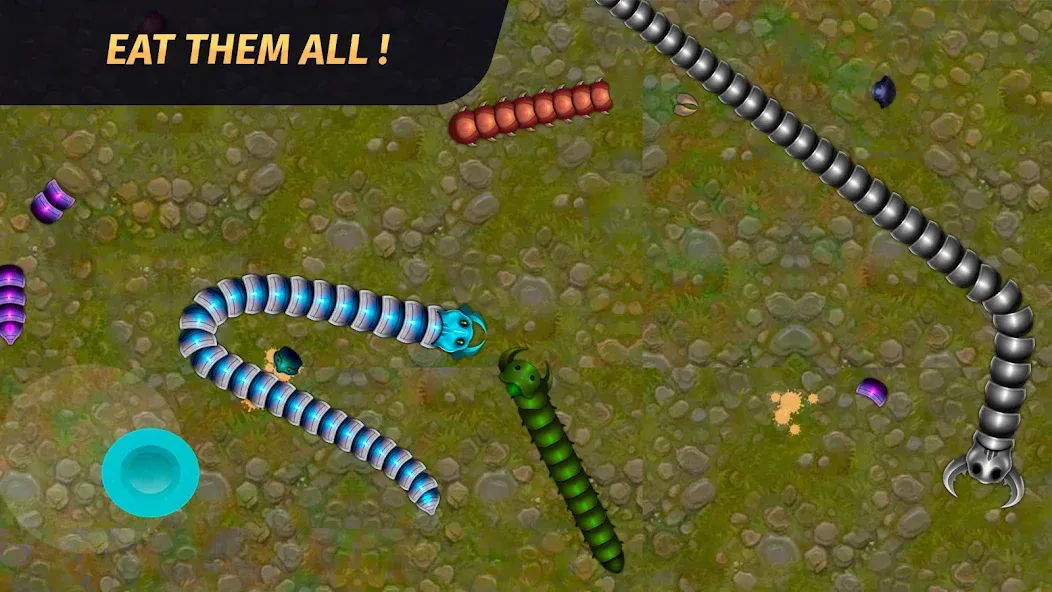 Скачать взломанную Worm.io — Gusanos Battle  [МОД Много денег] — полная версия apk на Андроид screen 5