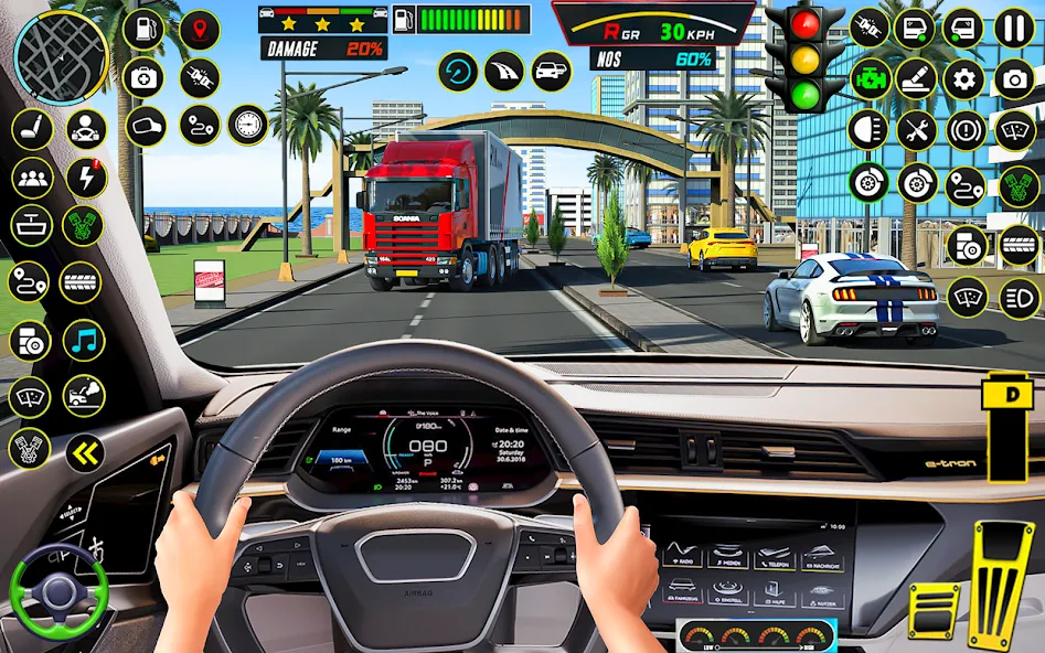 Скачать взломанную US Truck Simulator Game 2022 (Трак Симулятор)  [МОД Меню] — полная версия apk на Андроид screen 1