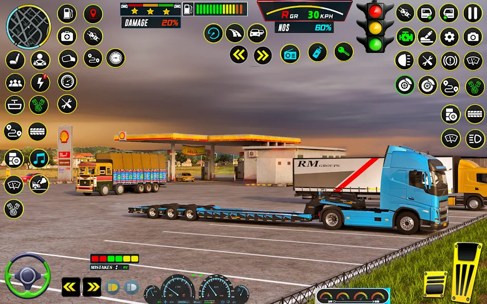 Скачать взломанную US Truck Simulator Game 2022 (Трак Симулятор)  [МОД Меню] — полная версия apk на Андроид screen 4