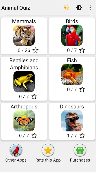 Взлом Animals Quiz Learn All Mammals  [МОД Mega Pack] — полная версия apk на Андроид screen 3