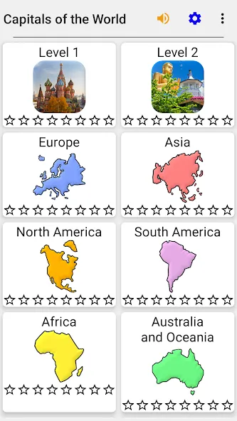 Скачать взлом Capitals of the World — Quiz  [МОД Много денег] — стабильная версия apk на Андроид screen 3