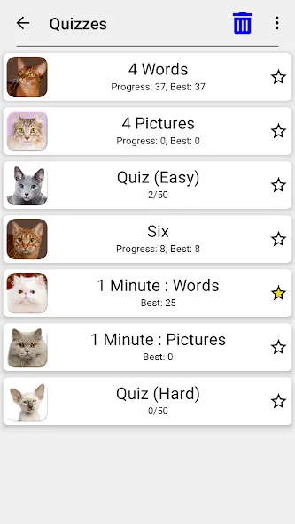 Взлом Cats Quiz Guess Popular Breeds  [МОД Меню] — стабильная версия apk на Андроид screen 5