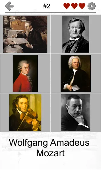 Взломанная Famous Composers Portrait Quiz  [МОД Бесконечные монеты] — стабильная версия apk на Андроид screen 4