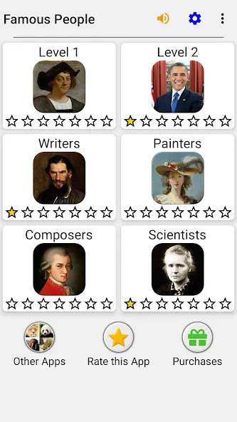 Взлом Famous People — History Quiz  [МОД Много денег] — последняя версия apk на Андроид screen 3