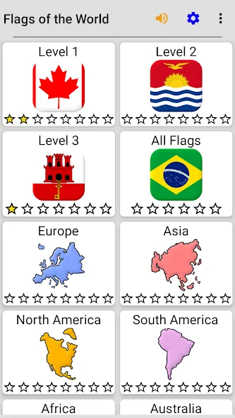 Скачать взломанную Flags of All World Countries  [МОД Много монет] — стабильная версия apk на Андроид screen 4