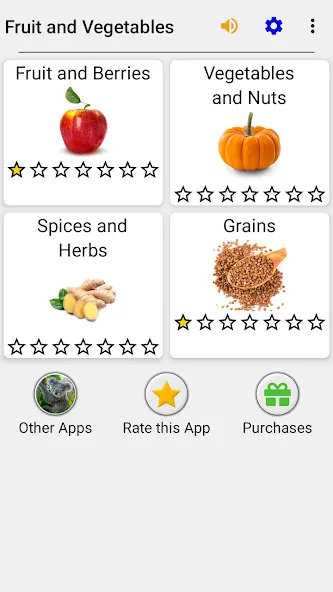 Скачать взлом Fruit and Vegetables — Quiz  [МОД Unlimited Money] — стабильная версия apk на Андроид screen 3