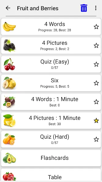 Скачать взлом Fruit and Vegetables — Quiz  [МОД Unlimited Money] — стабильная версия apk на Андроид screen 5