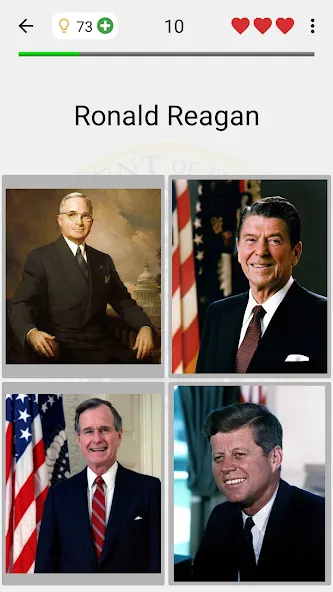 Взлом US Presidents and History Quiz  [МОД Меню] — последняя версия apk на Андроид screen 2