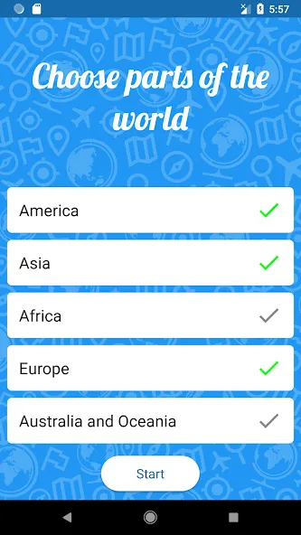 Взломанная Guess the country! — Quiz  [МОД Menu] — последняя версия apk на Андроид screen 4