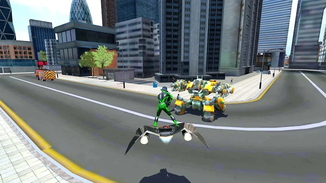 Взломанная Rope Frog Ninja Hero Car Vegas (Роуп Фрог Ниндзя Герой Кар Вегас)  [МОД Бесконечные деньги] — полная версия apk на Андроид screen 2