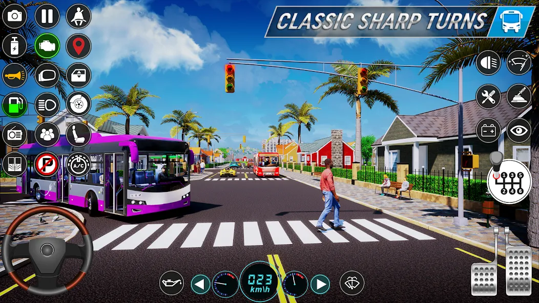 Взломанная City Bus Simulator: Bus Games (Риал Сити Бас Симулятор Геймс)  [МОД Unlimited Money] — последняя версия apk на Андроид screen 2