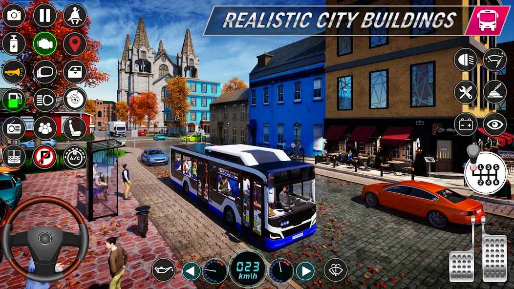 Взломанная City Bus Simulator: Bus Games (Риал Сити Бас Симулятор Геймс)  [МОД Unlimited Money] — последняя версия apk на Андроид screen 3