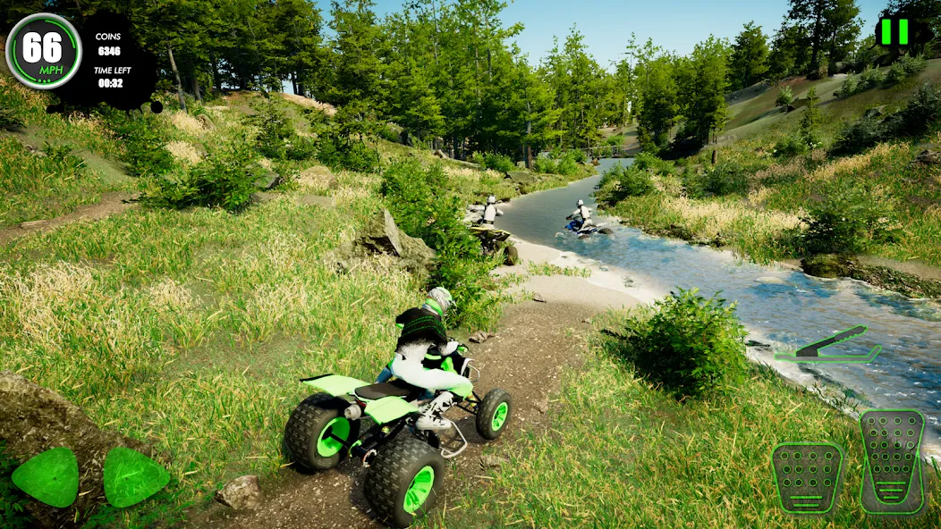 Взломанная Atv Car Games Bike Offroad 4×4 (ЭиТиВи)  [МОД Бесконечные монеты] — полная версия apk на Андроид screen 1