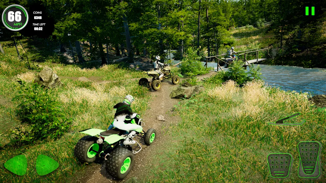 Взломанная Atv Car Games Bike Offroad 4×4 (ЭиТиВи)  [МОД Бесконечные монеты] — полная версия apk на Андроид screen 2