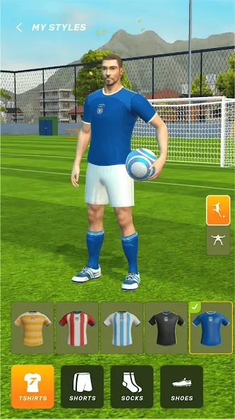 Скачать взломанную Football World — Real People (Футбол Ворлд)  [МОД Меню] — стабильная версия apk на Андроид screen 5