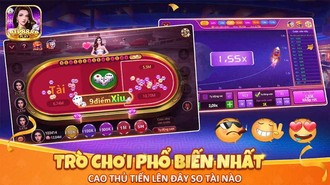 Взлом VIP8888 Play — Sòng Bạc ONLINE (ВИП8888 Плей)  [МОД Menu] — полная версия apk на Андроид screen 3