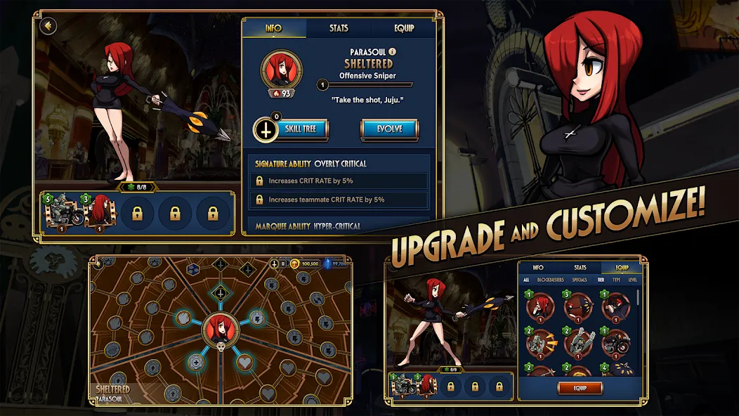 Взлом Skullgirls: Fighting RPG (Скулгрлз)  [МОД Unlocked] — стабильная версия apk на Андроид screen 4