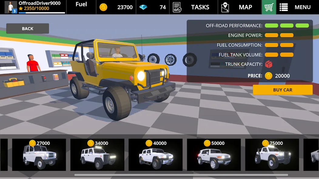 Скачать взлом Driving Zone: Offroad Lite (Драйвинг зоне)  [МОД Все открыто] — последняя версия apk на Андроид screen 5