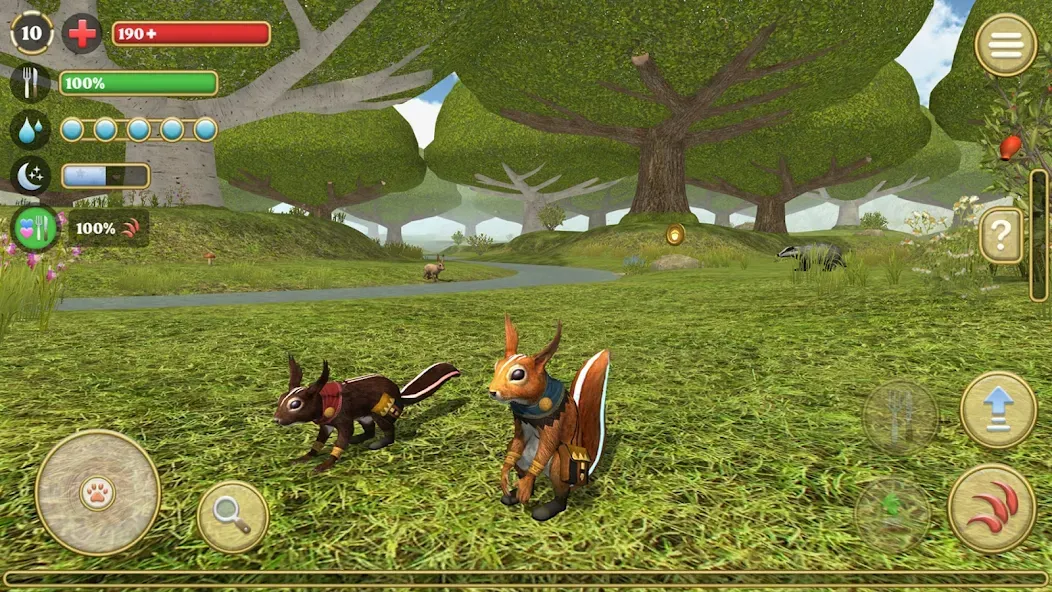 Скачать взломанную Squirrel Simulator 2 : Online  [МОД Много денег] — последняя версия apk на Андроид screen 1