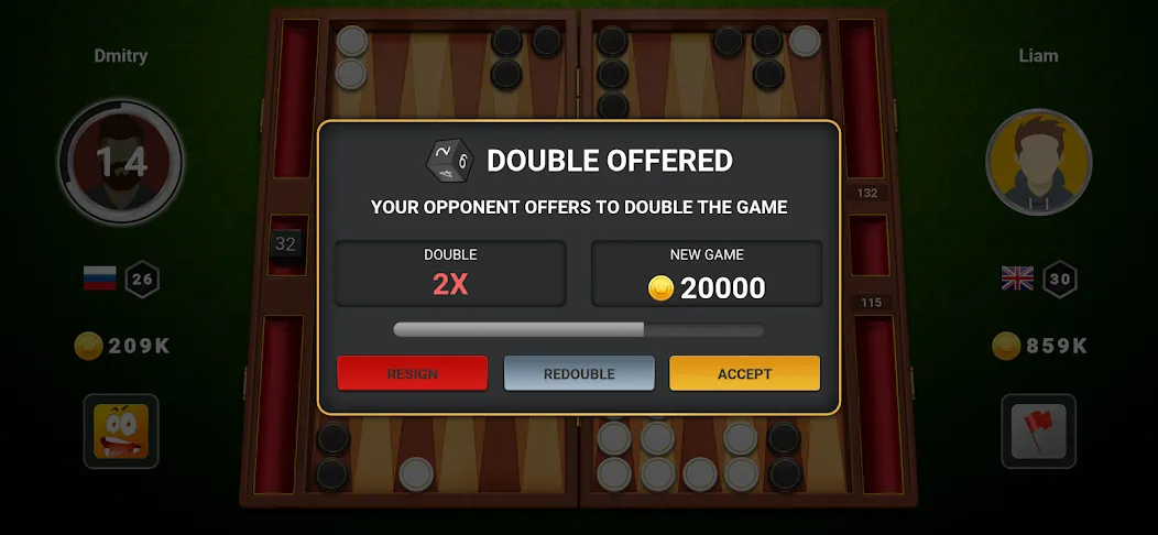 Взломанная Backgammon Champs — Board Game (Бэкгаммон Чемпс)  [МОД Unlocked] — стабильная версия apk на Андроид screen 3