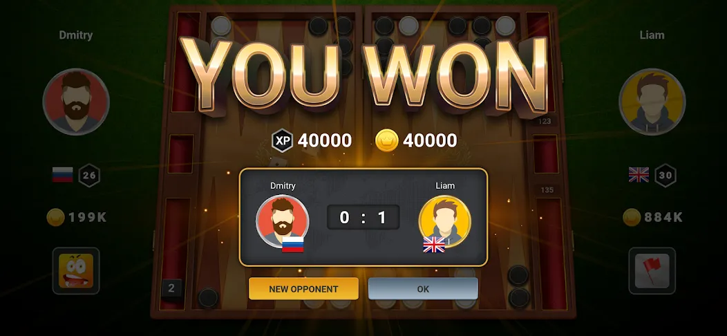 Взломанная Backgammon Champs — Board Game (Бэкгаммон Чемпс)  [МОД Unlocked] — стабильная версия apk на Андроид screen 4