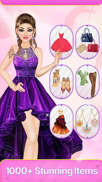 Взломанная Dress Up Fashion: Makeup Games  [МОД Бесконечные деньги] — стабильная версия apk на Андроид screen 4