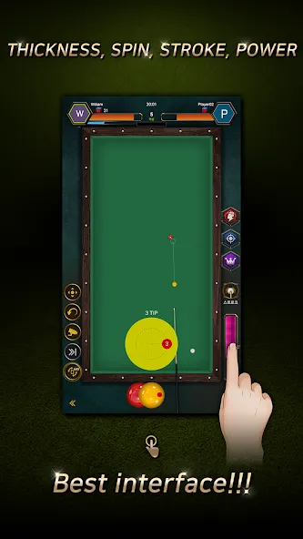 Скачать взломанную Real Billiards Battle — carom (Риал Бильярдс Батл)  [МОД Меню] — последняя версия apk на Андроид screen 3