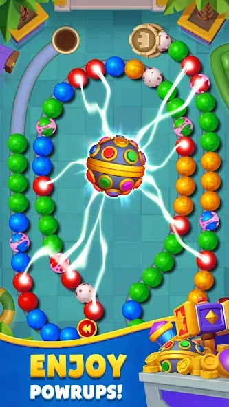 Скачать взлом Marble Crush Blast (Роял Бласт)  [МОД Много монет] — последняя версия apk на Андроид screen 4