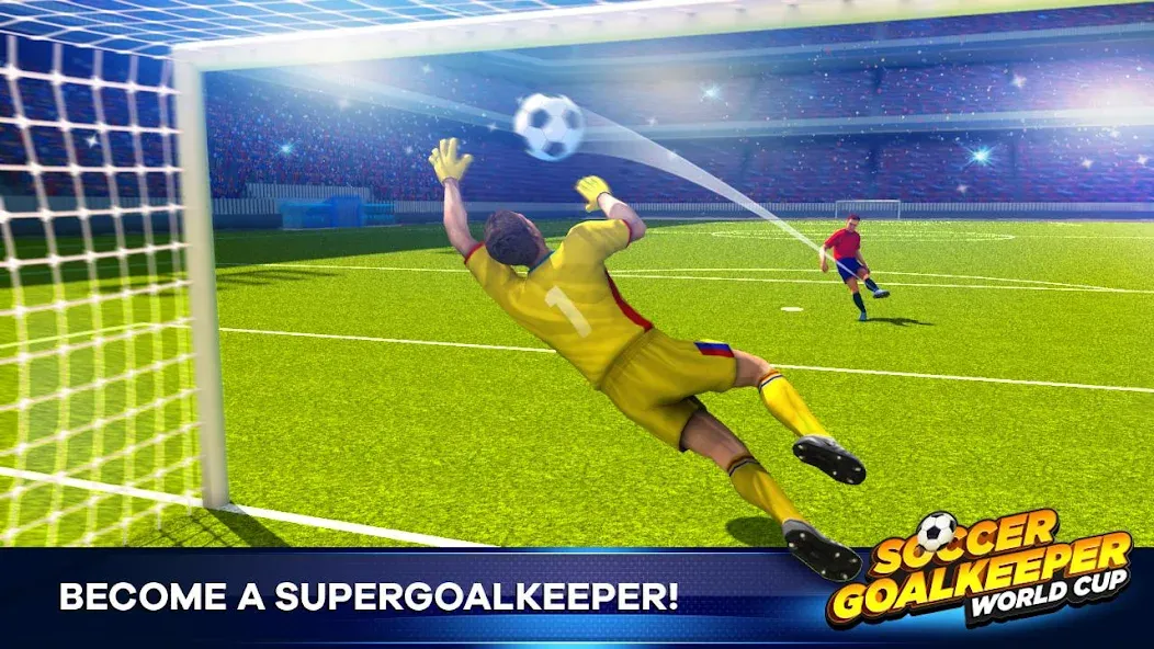 Скачать взломанную Soccer Goalkeeper Games 2024  [МОД Menu] — последняя версия apk на Андроид screen 1