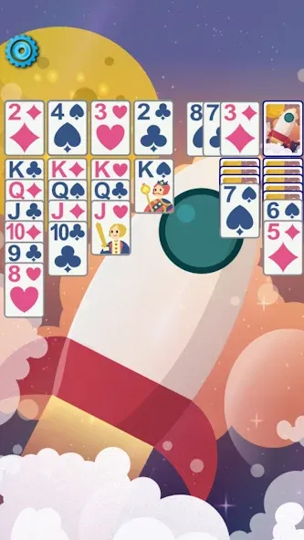 Скачать взлом Solitaire Space™ (Солярис Спейс)  [МОД Много монет] — полная версия apk на Андроид screen 3