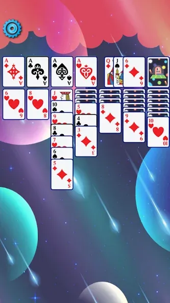 Скачать взлом Solitaire Space™ (Солярис Спейс)  [МОД Много монет] — полная версия apk на Андроид screen 5