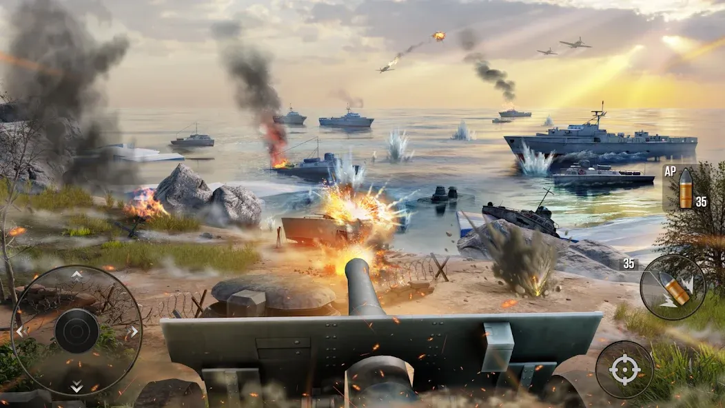 Взлом World of Artillery: Cannon War (Ворлд оф Артиллери)  [МОД Unlimited Money] — полная версия apk на Андроид screen 2