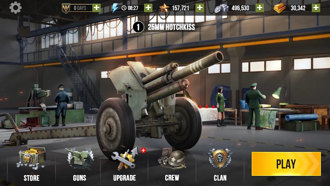 Взлом World of Artillery: Cannon War (Ворлд оф Артиллери)  [МОД Unlimited Money] — полная версия apk на Андроид screen 4