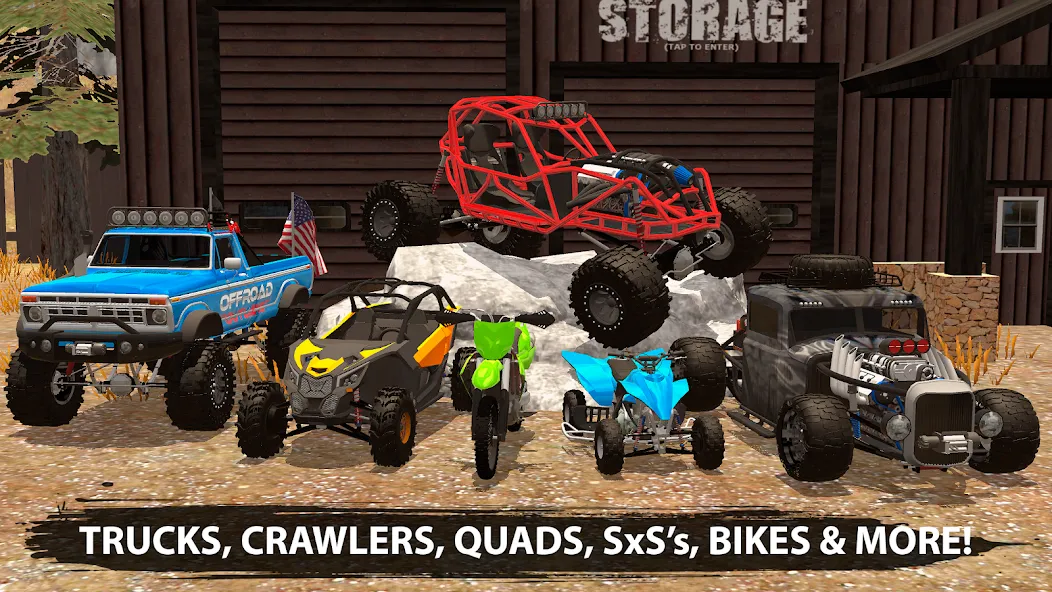 Взлом Offroad Outlaws (Оффроуд Аутлоус)  [МОД Unlocked] — полная версия apk на Андроид screen 1