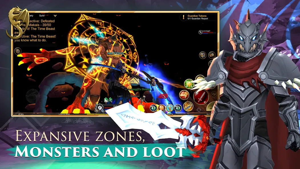 Взлом AdventureQuest 3D MMO RPG (АдвенчурКвест 3Д ММО РПГ)  [МОД Menu] — полная версия apk на Андроид screen 3