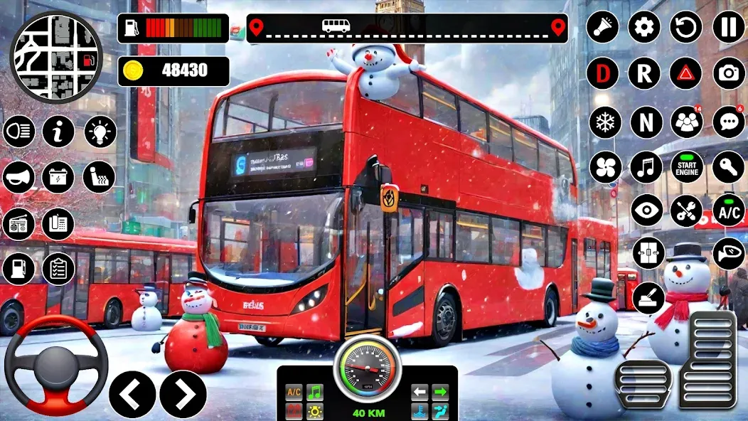 Взлом Bus Simulator 3D Bus Games (Городское автобусное симуляторение)  [МОД Unlocked] — полная версия apk на Андроид screen 1