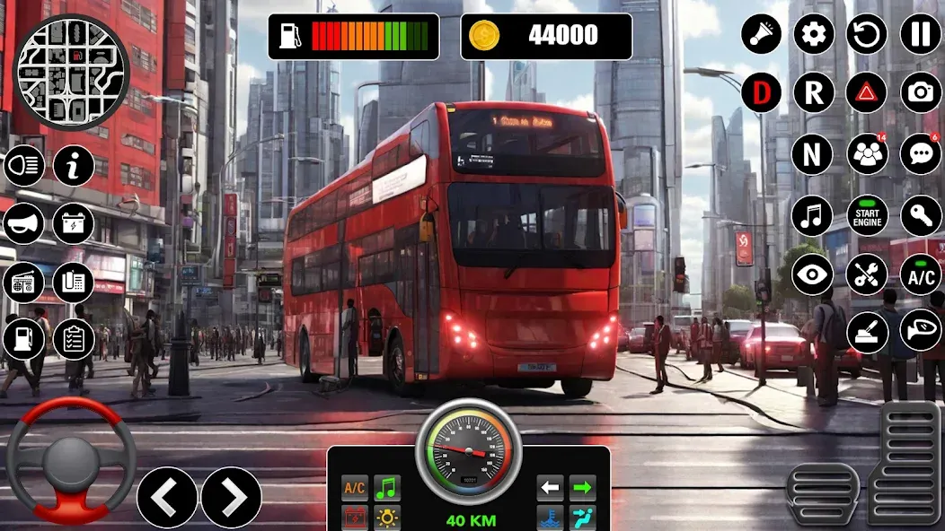 Взлом Bus Simulator 3D Bus Games (Городское автобусное симуляторение)  [МОД Unlocked] — полная версия apk на Андроид screen 4